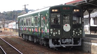 天竜浜名湖鉄道TH2100形(TH2107) 普通掛川行き(踏切事故当該列車二俣止まり) 天竜二俣到着、入換入庫シーン