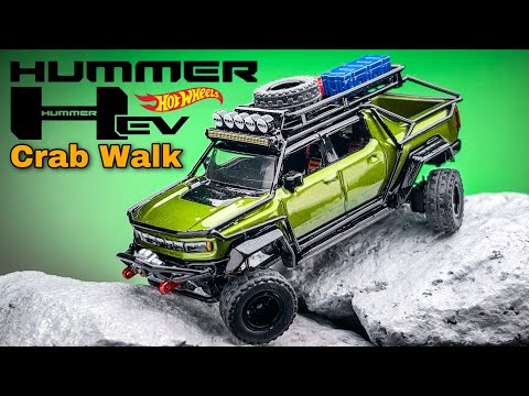 Crab Walk Hummer EV Offroad Hot Wheels 2023 Custom