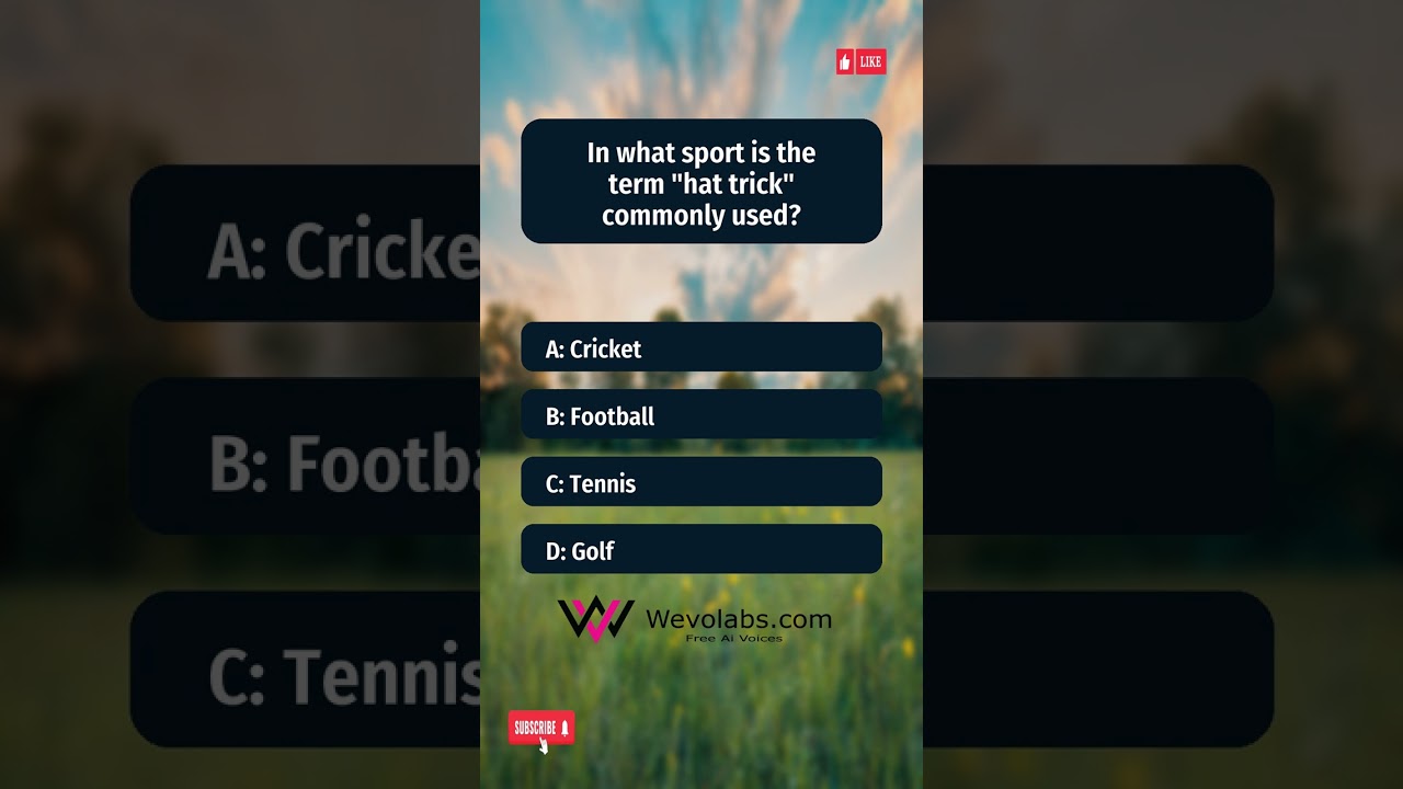 Only True Fans Know: In what sport is the term "hat trick" commonly used?