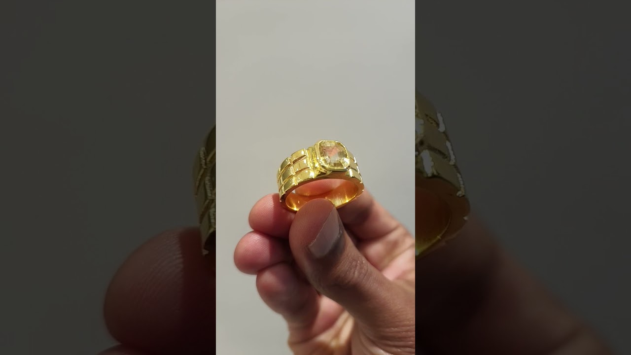 1 GRAM GOLD FORMING GURU NANG RING FOR MEN DESIGN A-5 – Radhe Imitation