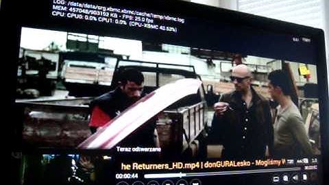 UG802 + XBMC (720p - SMB + internal memory + on-line)