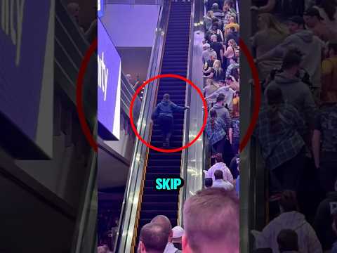 Could She Really Outsmart The Escalator Or Was It Doomed From The Start