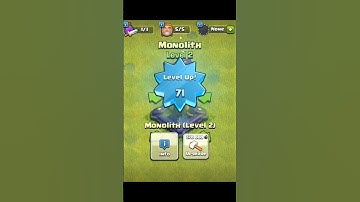 Level 1 to max monolith upgrade cost - clash of clans