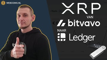 XRP verzenden van Bitvavo naar een Ledger hardware wallet