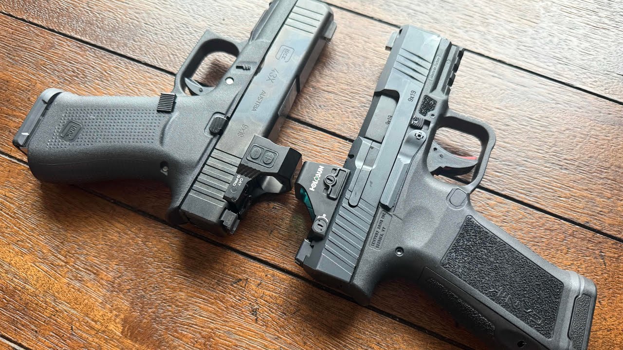 Canik MC9L vs Glock 43x MOS | Dimensions & Features - YouTube