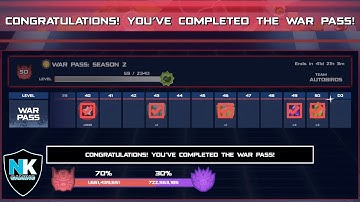 Angry Birds Transformers 2.0 - WAR PASS S2 COMPLETED!! + Wheeljack & Lord Megatron In Action