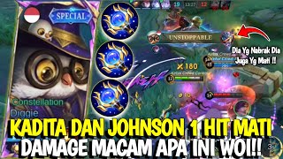 KADITA DAN JOHNSON 1 HIT MATI 😱‼️BEGINI CARA LAWAN JOHNSON COMBO KADITA‼️BUILD DIGGIE TERSAKIT