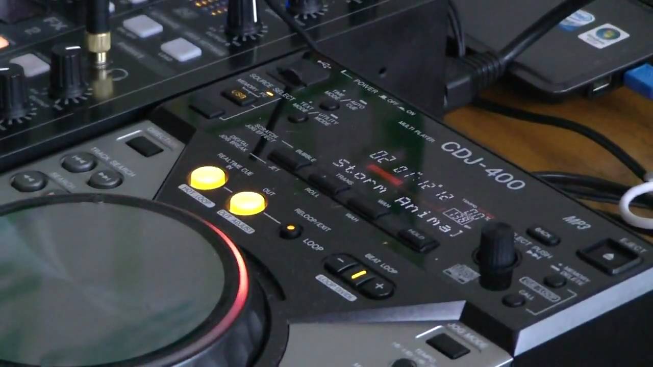 HOW CDJ 400'S BEHAVE IN PC MODE AS OPPOSED TO CD MODE - YouTube