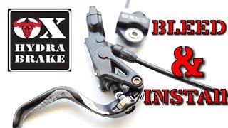 OX BRAKE Installs Hydro LHRB on my KTM | How To Mount & Bleed