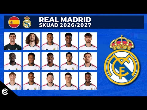 gaskeunbet x DAUSBET - RESMI !! Daftar Skuad Pemain Real Madrid 2026/2027 - Real Madrid 2026