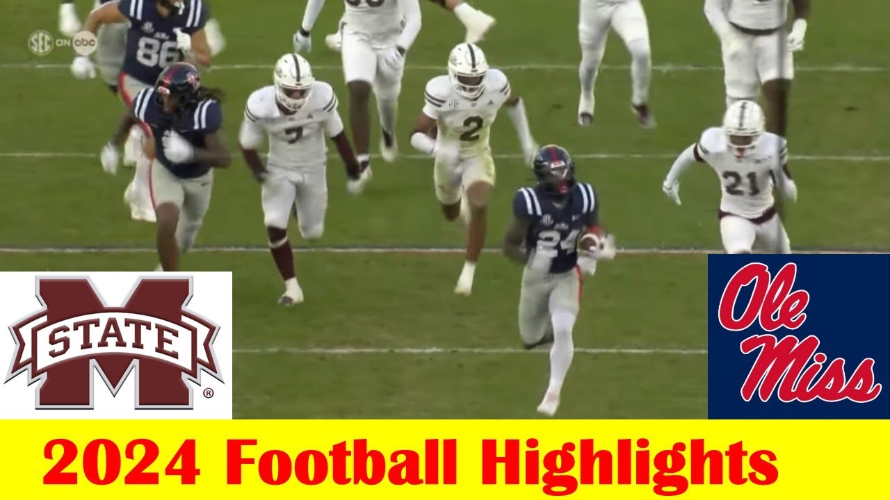 Mississippi State vs #14 Ole Miss Football Game Highlights 11 29 2024 ...