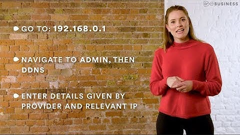 Port Forwarding and DDNS Setup