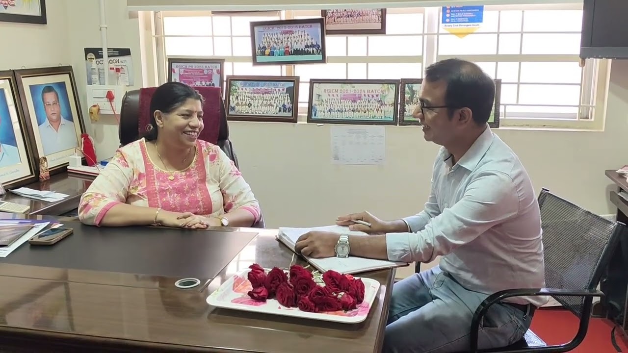 Women's day celebration with Shwetha Gandhi,President @ RGPU college,RGICM Davanagere-(8-3-2026).