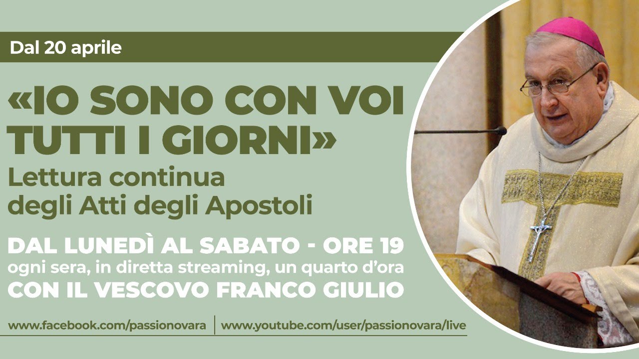20 aprile - Io sono con voi tutti i giorni - YouTube