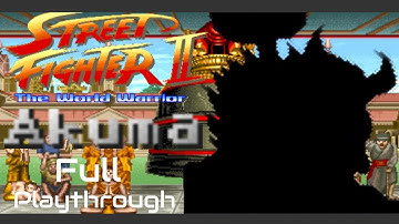 Akuma (Street Fighter II) World Warrior Mugen Full Playthrough