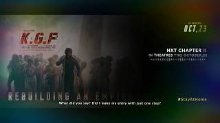KGF Chapter 2 Exclusive Dialogue Revealed By Rocky bhai Yash - Madness Overloaded😎🔥 #KGFChapter2