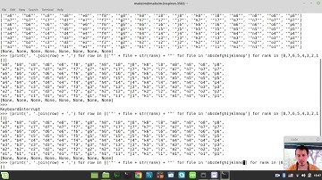 Data structures to encode & decode chess PIECES and SQUARES