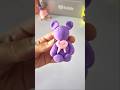 Easy clay teddy craft🧸#shortsviral #viralshort #trending #youtubeshorts #ytshorts #teddy  #clayart