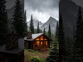 Imagine living so peacefully 🌧️🌲⛰️ #naturebeauty #relax #cozyhome #rain #quietluxury #peacefulvibes