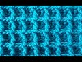 طريقة عمل غرزة الوافل بالكروشيه How to make the waffle stitch in crochet