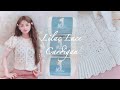 かぎ針編み|ライラックレースカーディガン𓇼𓈒スカラップリブ𓈒𓆉 | Lilac Lace Cardigan | Crochet Tutorial