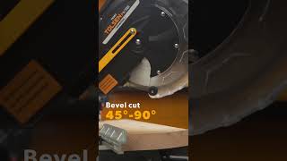 Cut bigger, faster, and more accurately with TOLSEN 1800W 10 Sliding Miter Saw