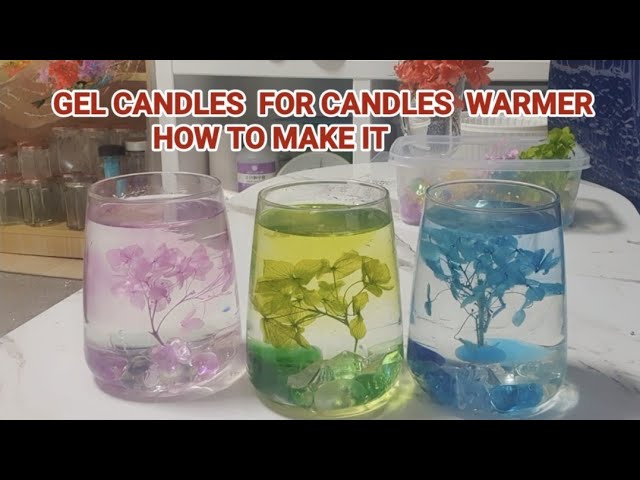 How to make Gel Candles - DIY EASY Candles 
