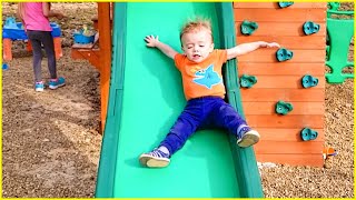 Funny Babies Playing Slide Fails - Cute Baby Videos