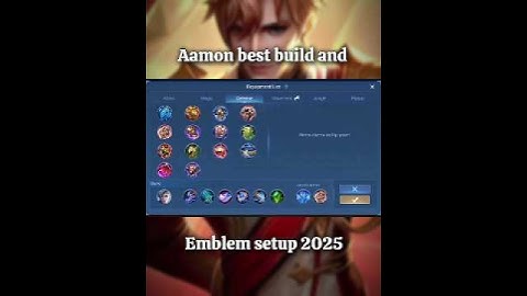 Aamon best build and emblem setup 2025 #mobalegends5v5 #moba5v5english #moba5v5pippin #aamon