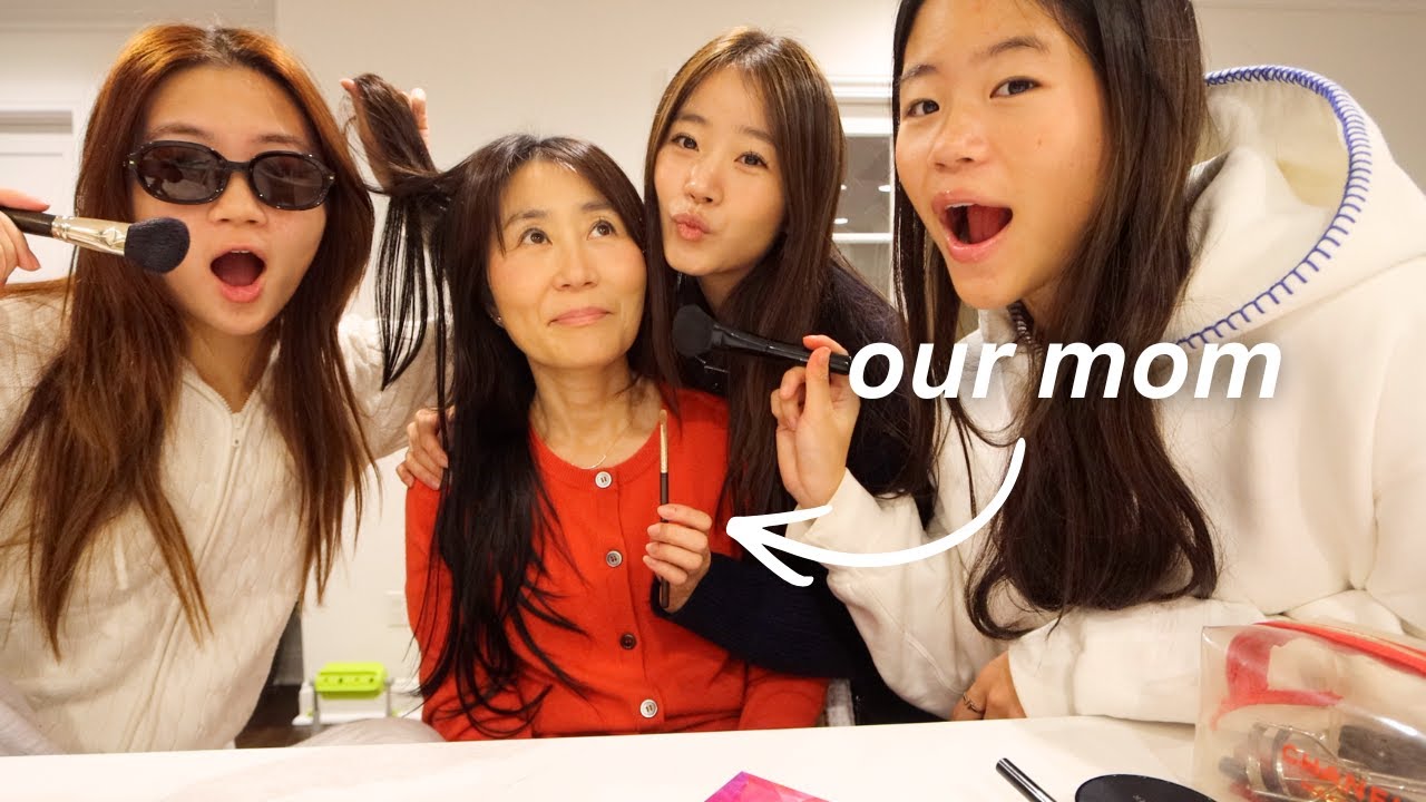 TRANSFORMING OUR MOM TO LOOK LIKE US *OMG!!!!*