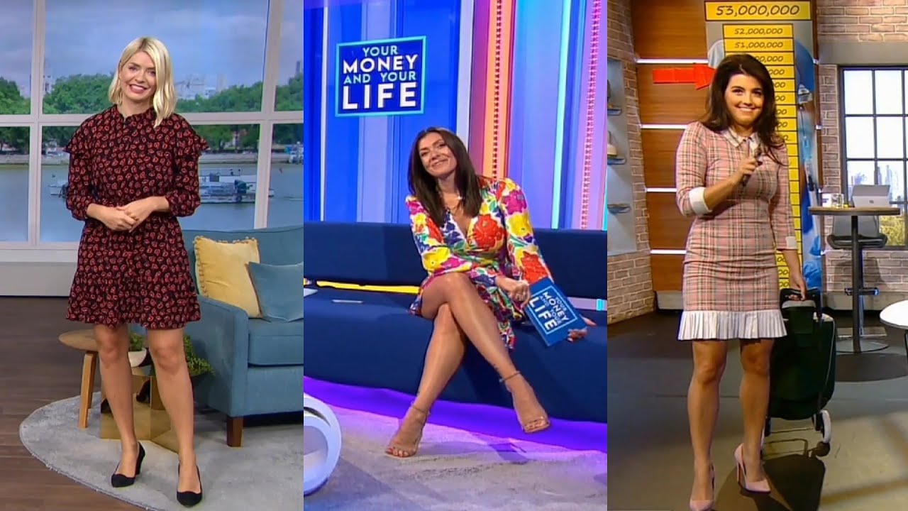 Legs And Heels Battle, Holly Willoughby VS Storm Huntley VS Kym Marsh HD Video