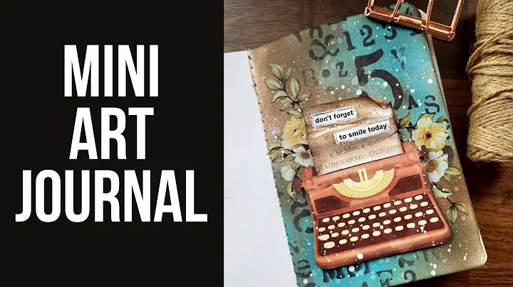 mini art journal | vintage typewriter