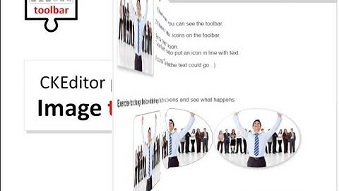 Image toolbar for CKEditor