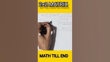 Inverse of 2×2 matrix|| #shorts