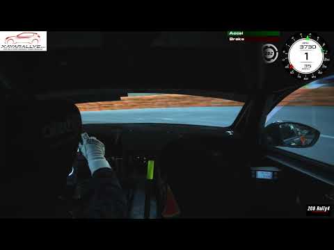 Ayent-Anzère 2025 — meilleur chrono 1'56"6 (Peugeot 208 Rally4)