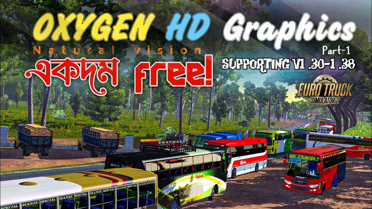 oxygen graphics mod ets2 | ets2 graphics mod | Oxygen Natural Vision graphics ets2 | Oxygen HD ets2