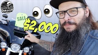 I rode the CHEAPEST HARLEY I could find for sale
