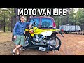 Hitch Mounted Motorcycle Carrier for RV | Van Life S2:E8