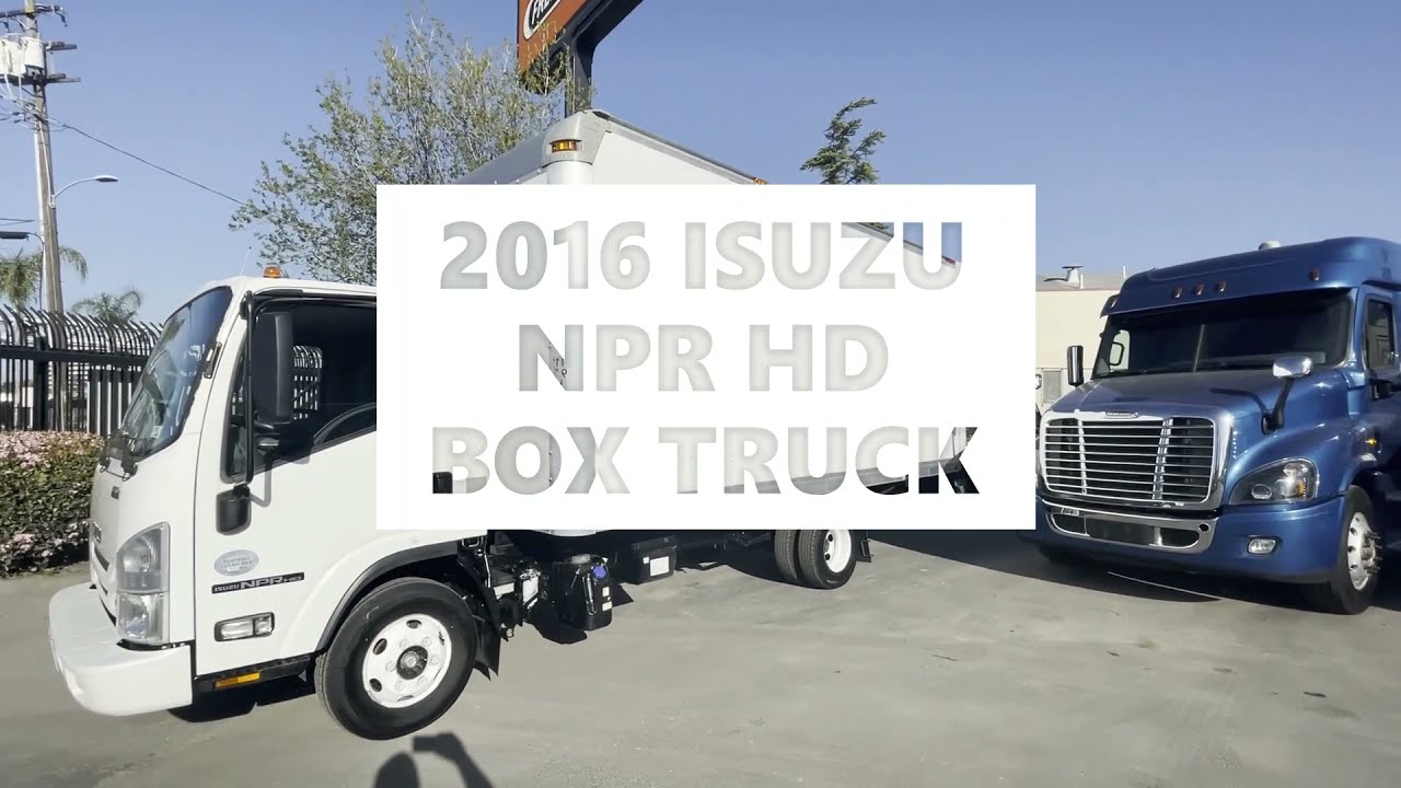 2016 ISUZU NPR HD BOX TRUCK - GOLDEN GATE TRUCK CENTER - WALKAROUND