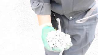 化粧砂利（白）影森産のご紹介