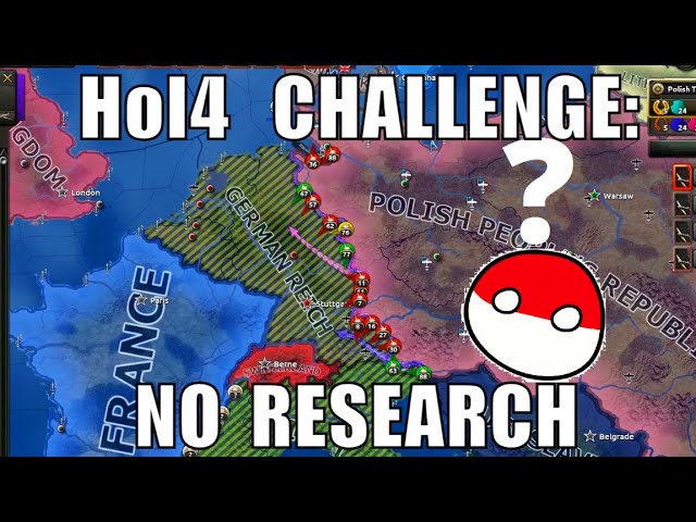Beating Germany and USSR with no research in Hearts of Iron 4