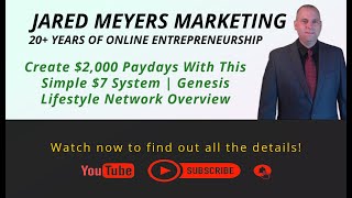 Create $2,000 Paydays With This Simple $7 System | Genesis Lifestyle Network Overview Genesis Card Services Jared
