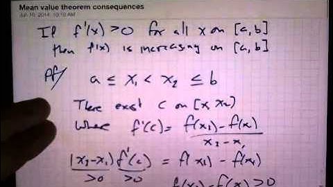 Mean Value Consequences