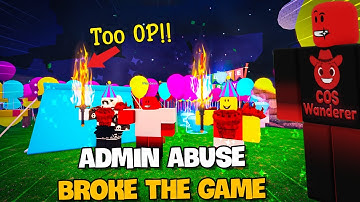 This Admin Abuse is Totally Broken in 99 Nights in a Forest