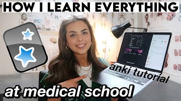 IN DEPTH ANKI TUTORIAL | from hating to loving flashcards & how I memorise everything at med school!