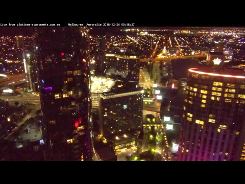 Live Feed MELBOURNE 24/7 from Platinum Apartments,