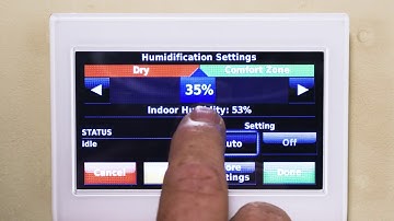 How To Adjust Humidity Setting On Thermostat