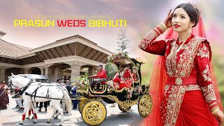 THE BEST NEPALI CINEMATIC WEDDING 4K || PRASUN WEDS BIBHUTI  || KS PHOTOGRAPHY