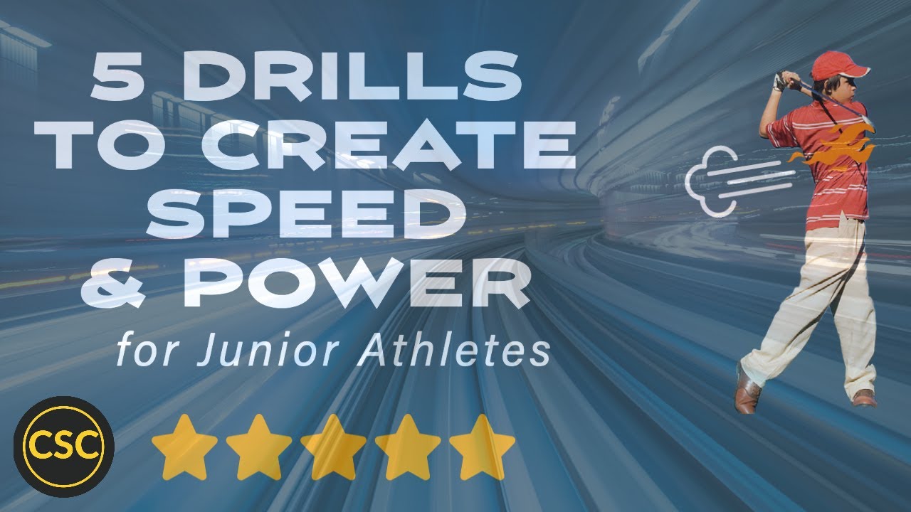 5 Drills to Create Power & Speed for Junior Athletes - YouTube