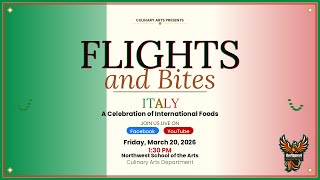 Flights and Bites: Culinary Arts Experience